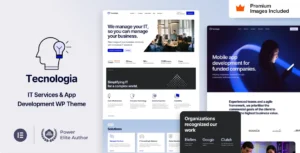 Technology – IT Services & App Development WordPress Theme 95% OFF
