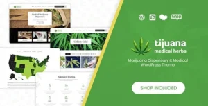 Tijuana - Marijuana Dispensary & Medical WordPress Theme 95% OFF