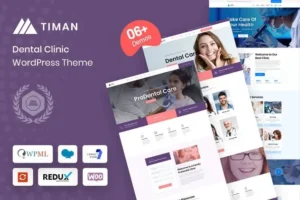 Timan – Dental Clinic WordPress Theme 95% OFF