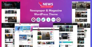 TNews - News & Magazine WordPress Theme 95% OFF
