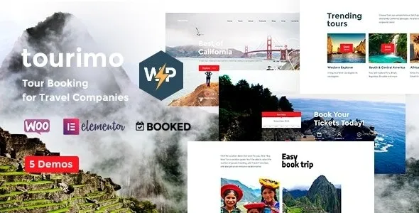 Tourimo – Tour Booking WordPress Theme 95% OFF