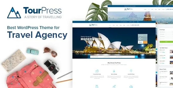 TourPress – Travel Booking WordPress Theme 95% OFF