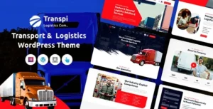 Transpi – Logistics and Transportation WordPress Theme 95% OFF
