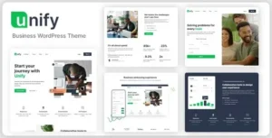 Unify – Multipurpose Business WordPress Theme 95% OFF