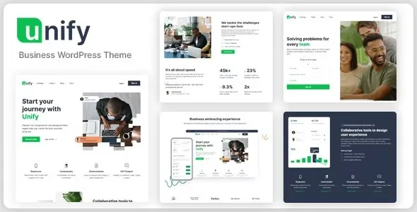 Unify – Multipurpose Business WordPress Theme 95% OFF