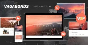 Vagabonds - Personal Travel & Lifestyle Blog WordPress Theme 95% OFF