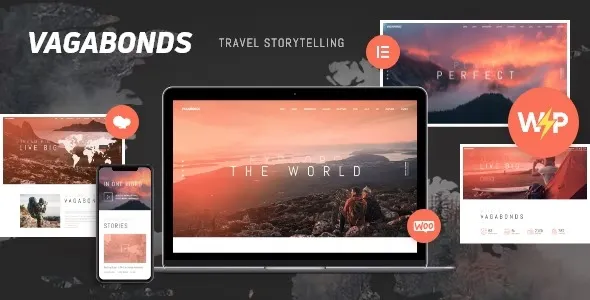 Vagabonds – Personal Travel & Lifestyle Blog WordPress Theme 95% OFF