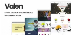 Valen- Sport, Fashion WooCommerce WordPress Theme 95% OFF