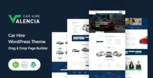 Valencia - Car Hire WordPress Theme 95% OFF