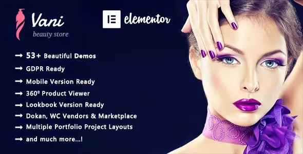 Vani – Cosmetic Beauty WooCommerce WordPress Theme 95% OFF