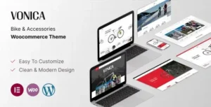 Vonica - Bike & Accessories WooCommerce Theme 95% OFF