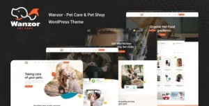Wanzor - Pet WordPress Theme 95% OFF