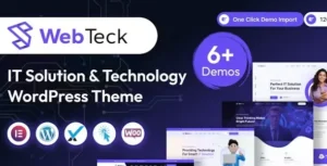 Webteck - IT Solution and Technology WordPress Theme 95% OFF