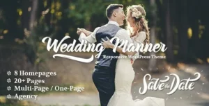 Wedding Planner – Responsive WordPress Theme 95% OFF