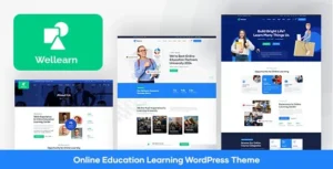 Wellearn – Online Education Learning WordPress Theme 95% OFF