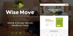 Wise Move - Relocation and Storage Services WordPress Theme 95% OFF