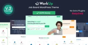 Workup - Job Board WordPress Theme 95% OFF