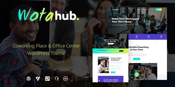 WotaHub – Coworking Space WordPress Theme 95% OFF