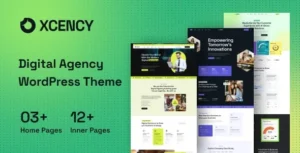 Xcency - Digital Agency WordPress Theme 95% OFF