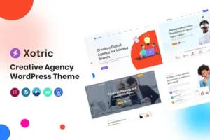 Xotric - Creative Agency WordPress Theme + RTL 95% OFF