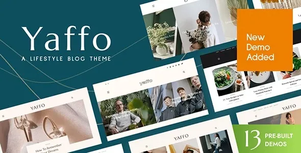 Yaffo – A Lifestyle Personal Blog WordPress Theme 95% OFF