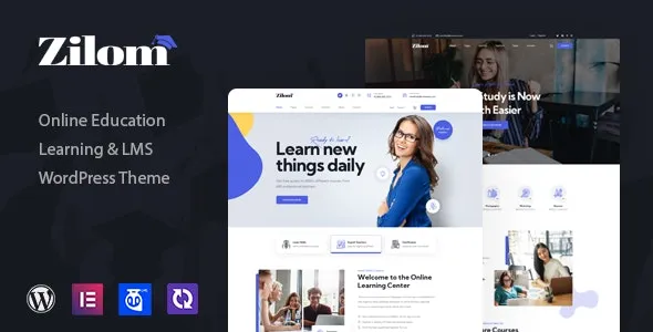 Zilom – Online Education Learning WordPress Theme 95% OFF