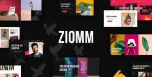 Ziomm – Creative Agency & Portfolio WordPress Theme 95% OFF