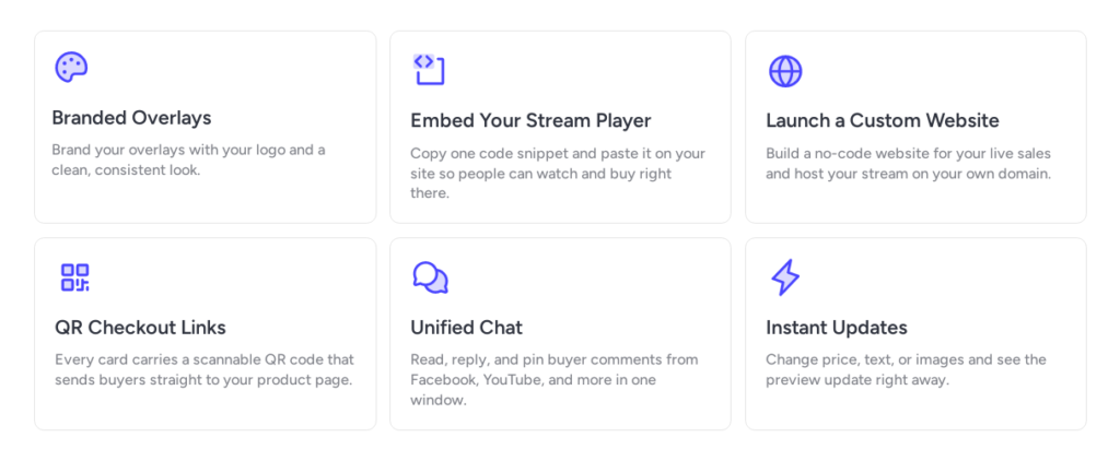 Sell Live While You Stream