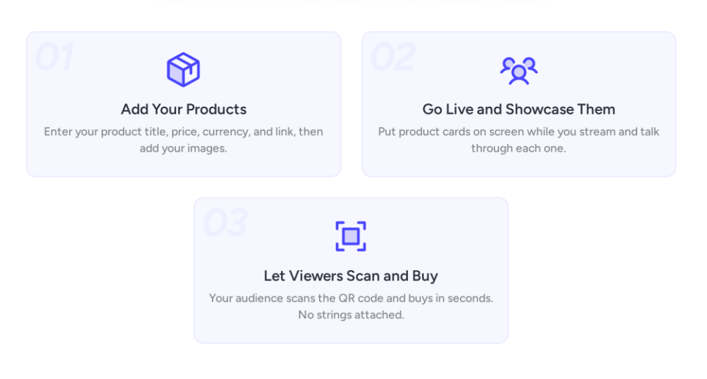 Sell Live While You Stream