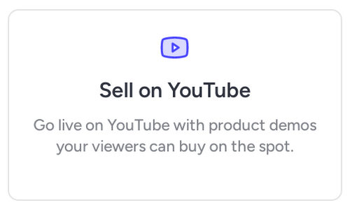 Sell Live While You Stream